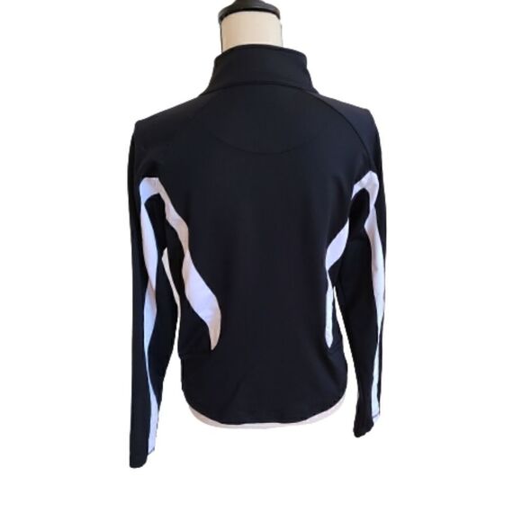 Tail Athletic Jacket and Pant Warm-up Set in Black & White Small - Picture 3 of 15